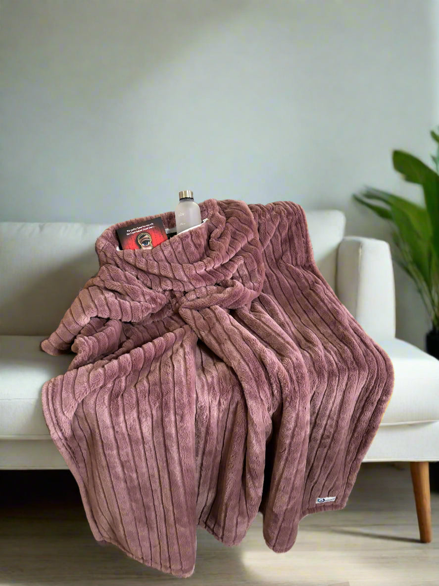 Snack & Snuggle™  Faux Fur Blanket