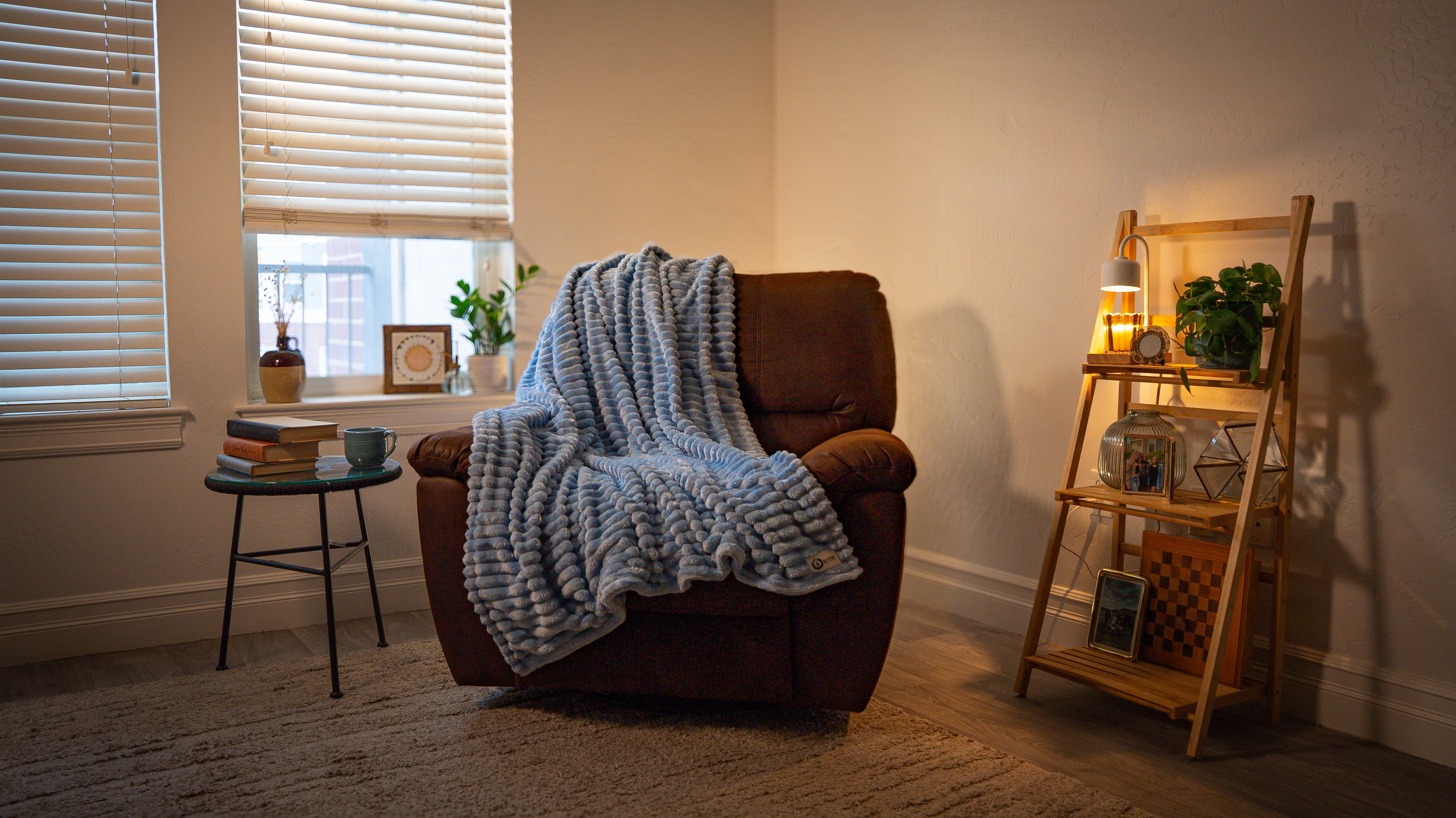 Snack & Snuggle™  Raschel Blanket - Available in 3 Colors