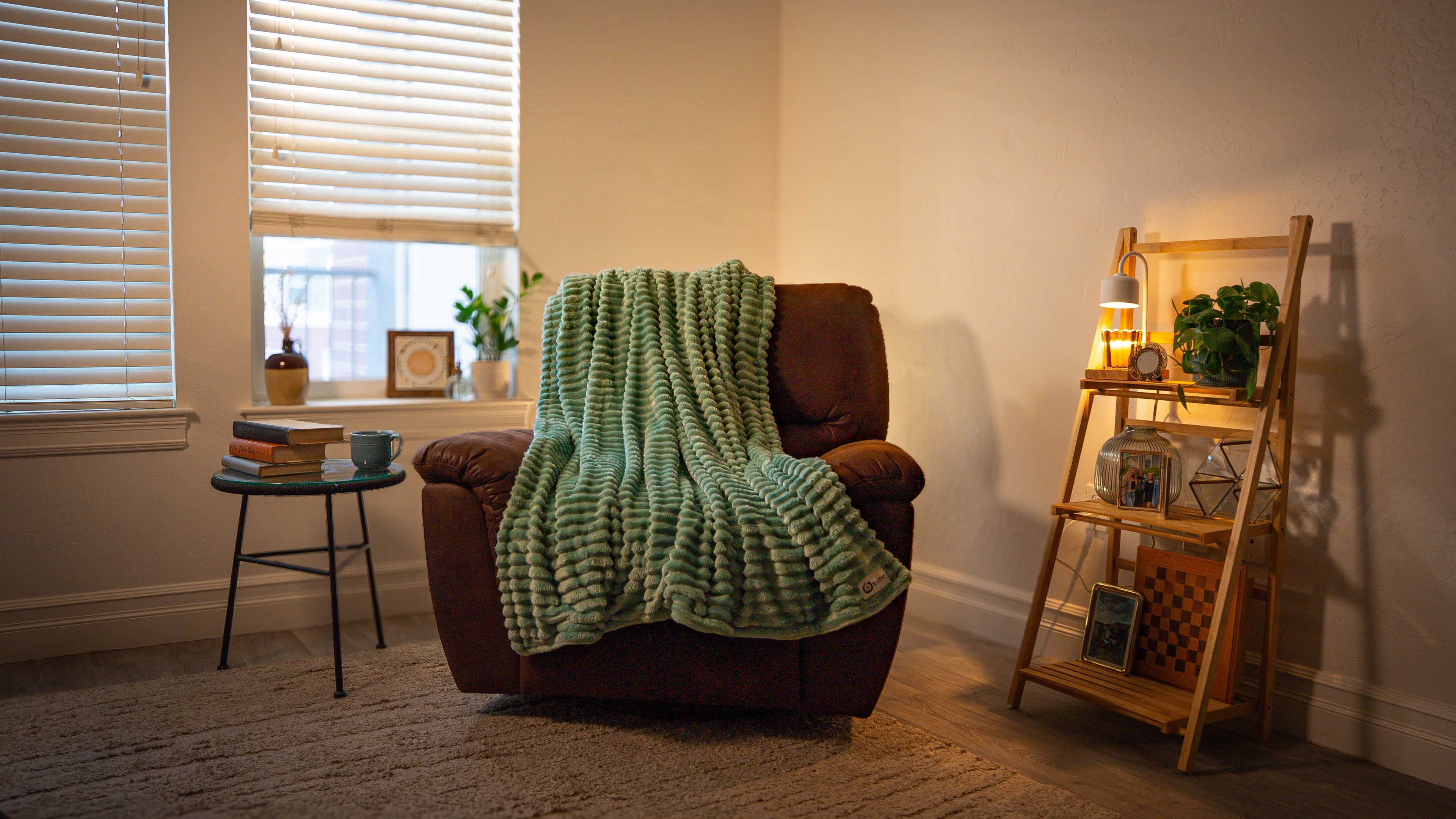 Snack & Snuggle™  Raschel Blanket - Available in 3 Colors