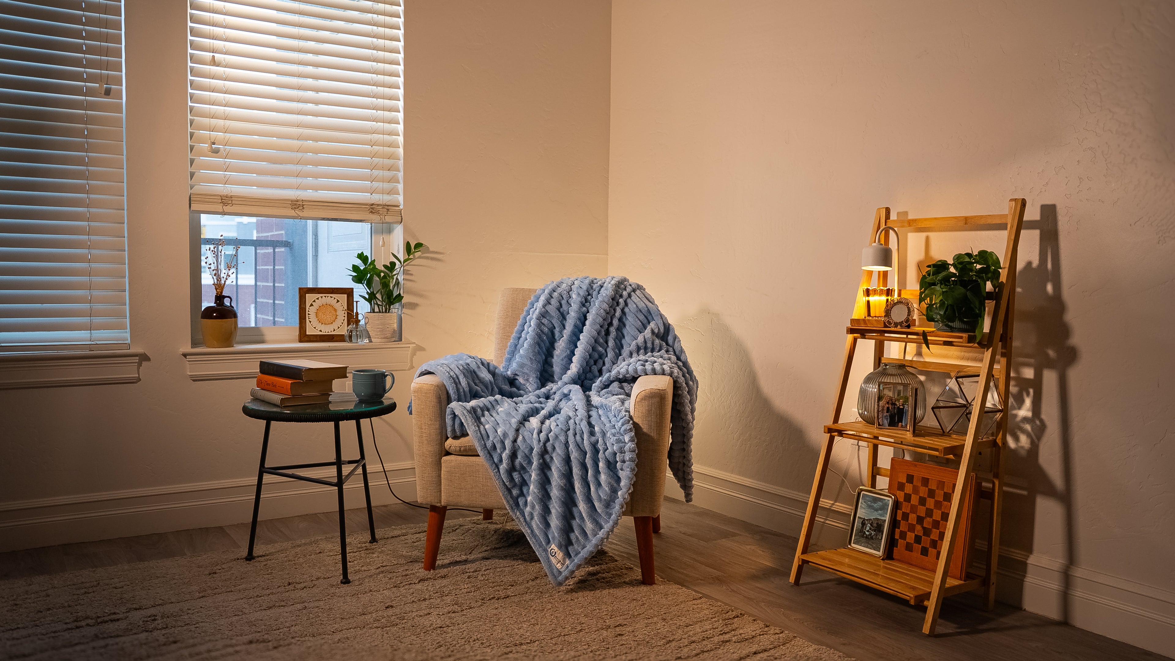 Snack & Snuggle™  Raschel Blanket - Available in 3 Colors