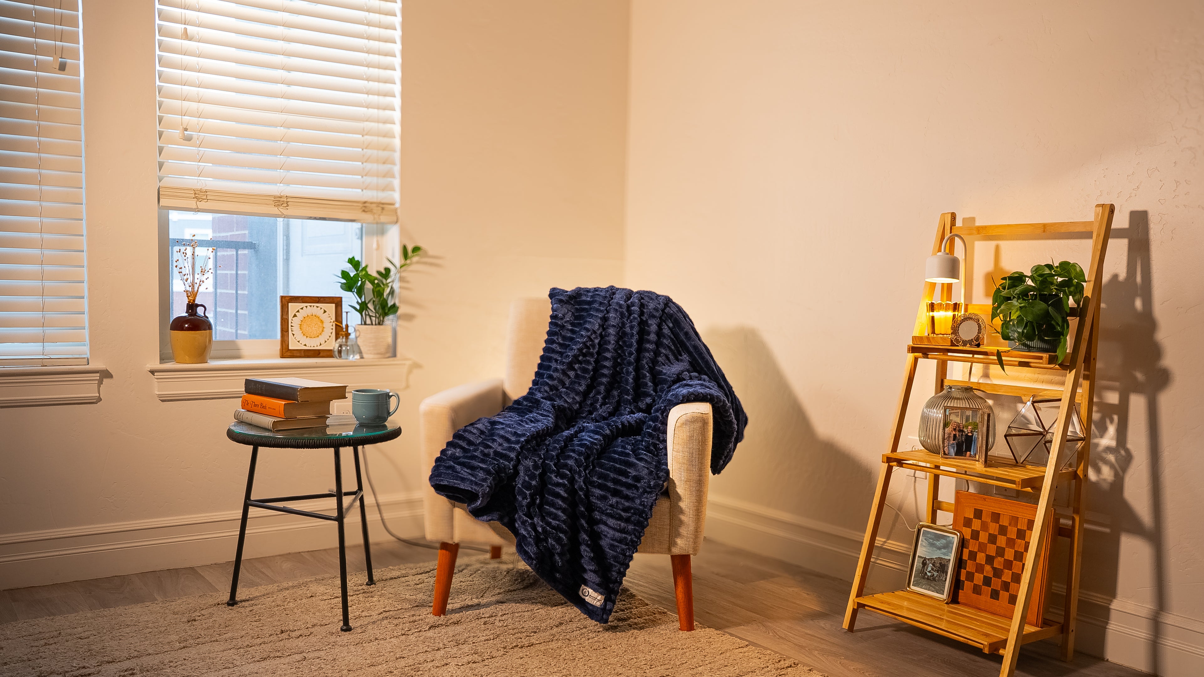 Snack & Snuggle™  Raschel Blanket - Available in 3 Colors
