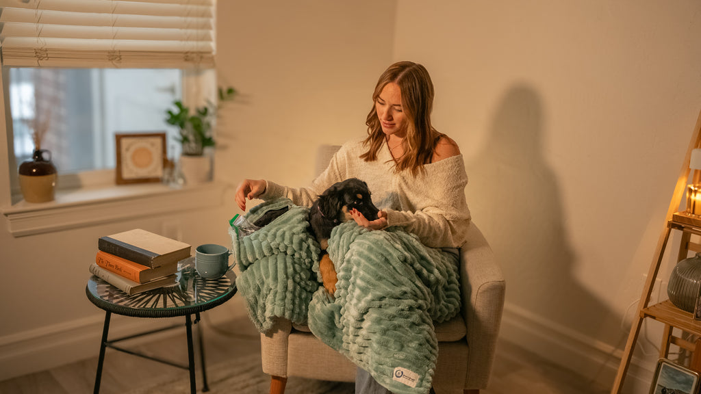 Snack & Snuggle™  Raschel Blanket - Available in 3 Colors