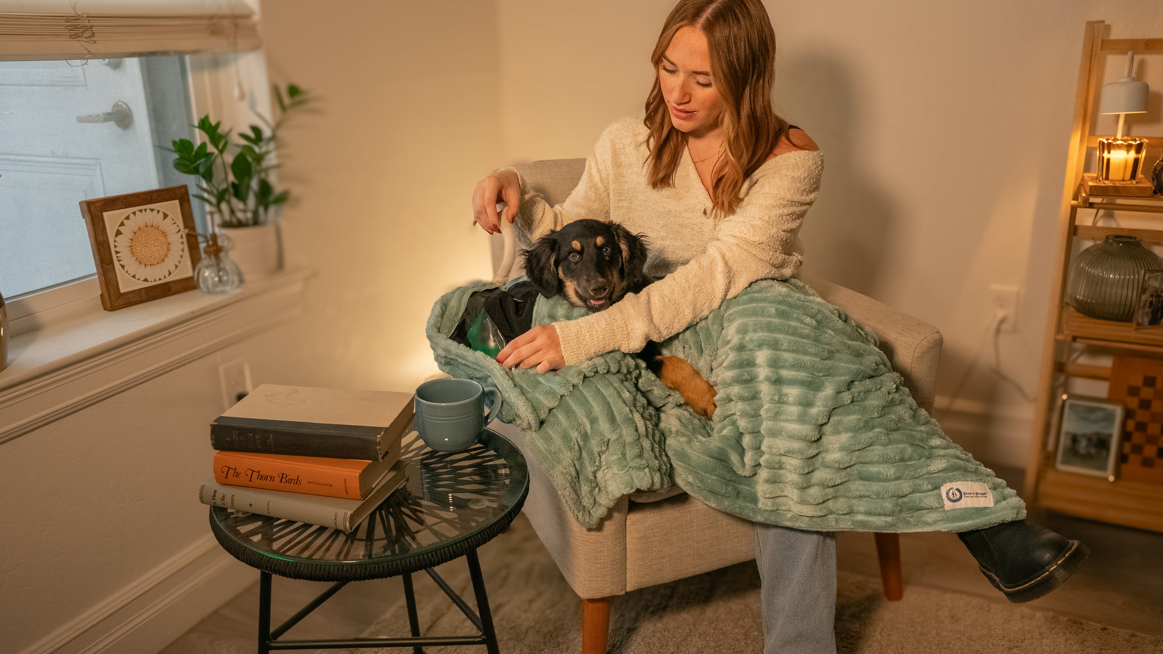 Snack & Snuggle™  Raschel Blanket - Available in 3 Colors