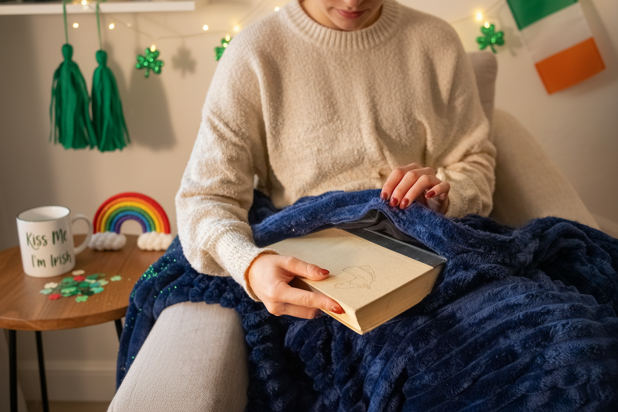 Snack & Snuggle™  Raschel Blanket - Available in 3 Colors