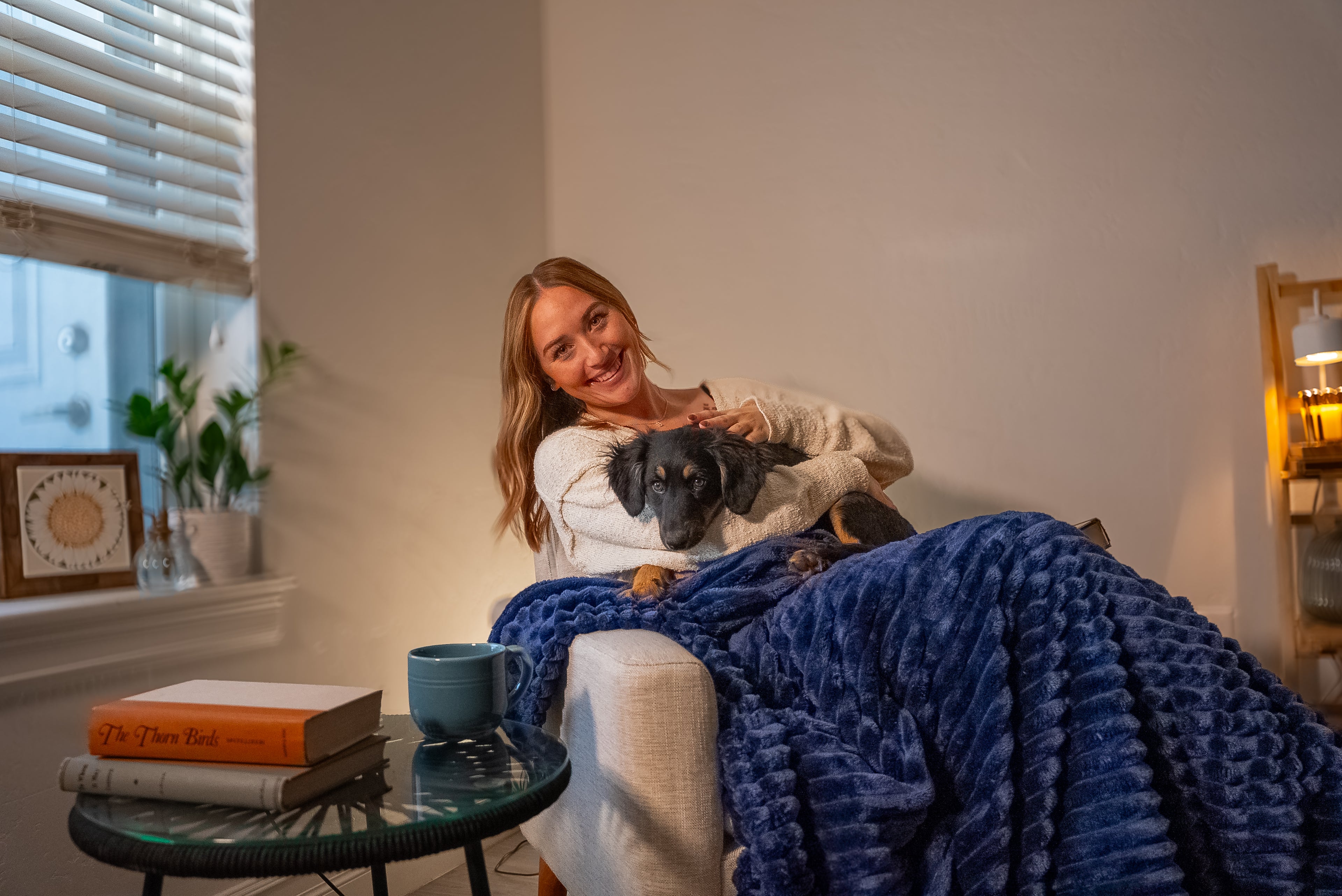 Snack & Snuggle™  Raschel Blanket - Available in 3 Colors