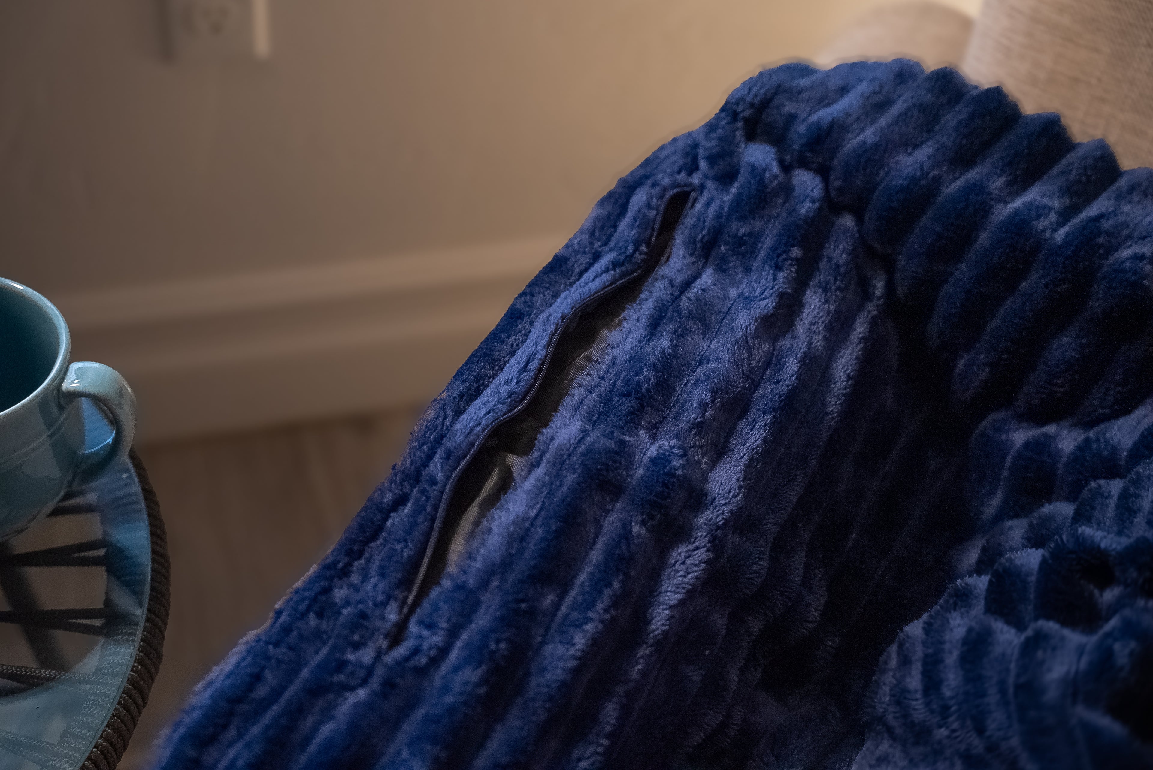 Snack & Snuggle™  Raschel Blanket - Available in 3 Colors