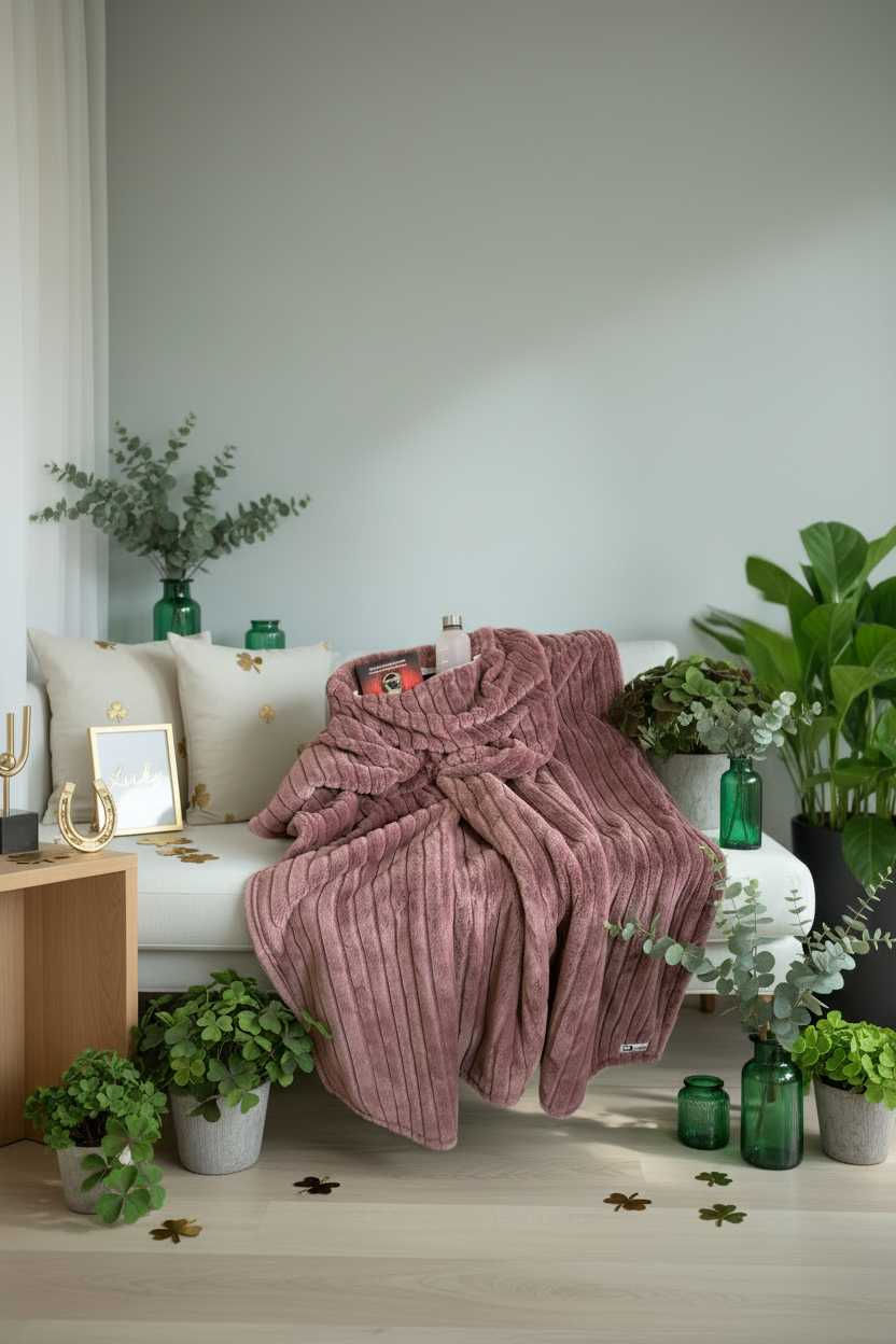 Snack & Snuggle™  Faux Fur Blanket